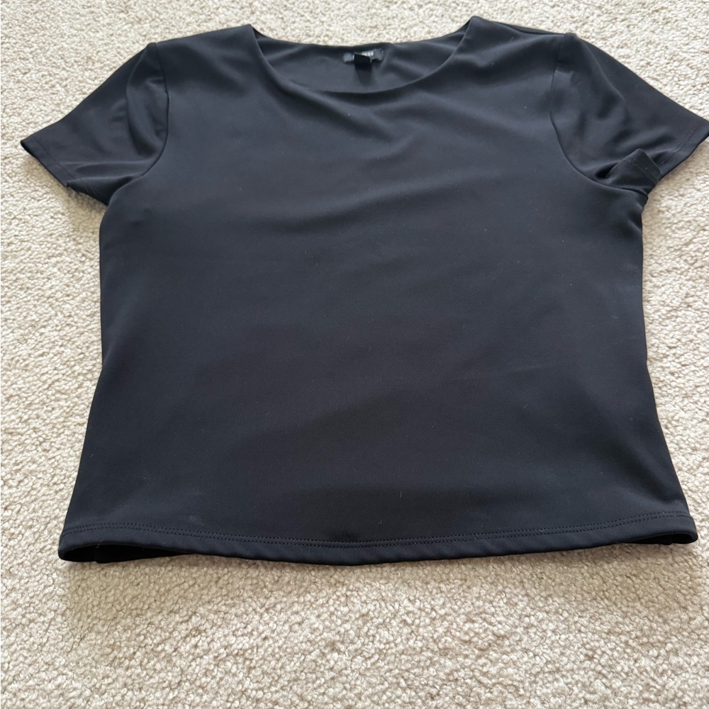 Express Black Short Sleeve Tee